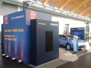 Aufbau Nissan Messe Friedrichshafen